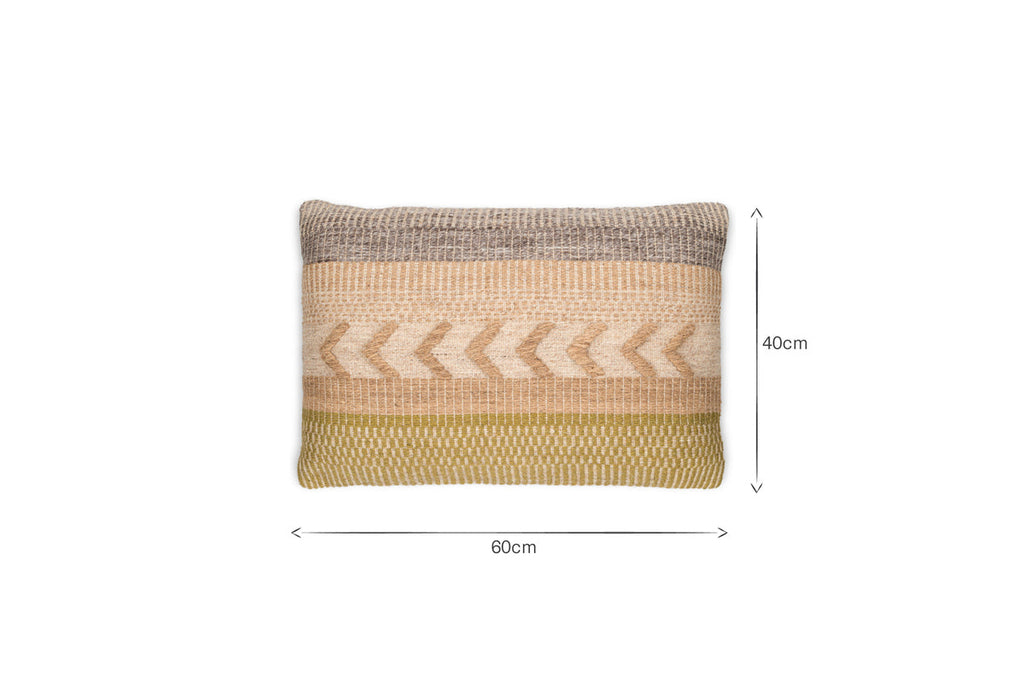 Tuleeka Wool Cushion Cover - Ochre