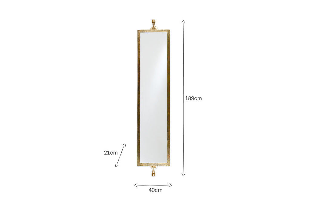 Visala Swivel Full Length Wall Mirror - Large