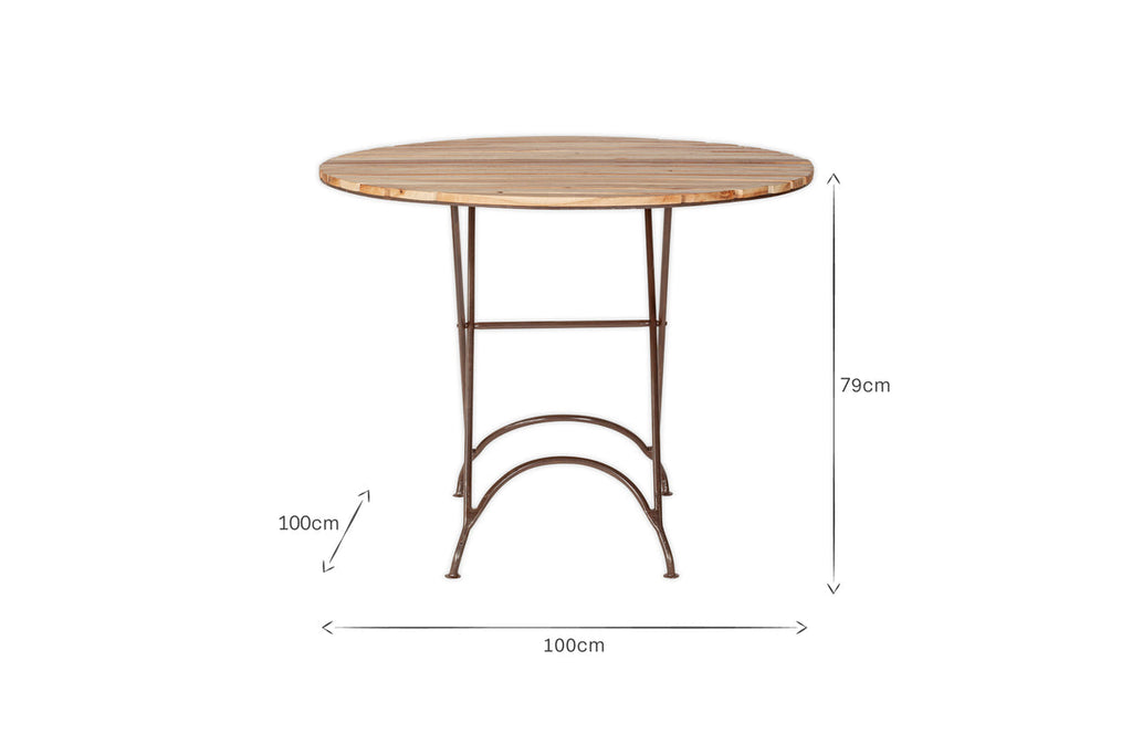 Vivika Outdoor Dining Table - Natural
