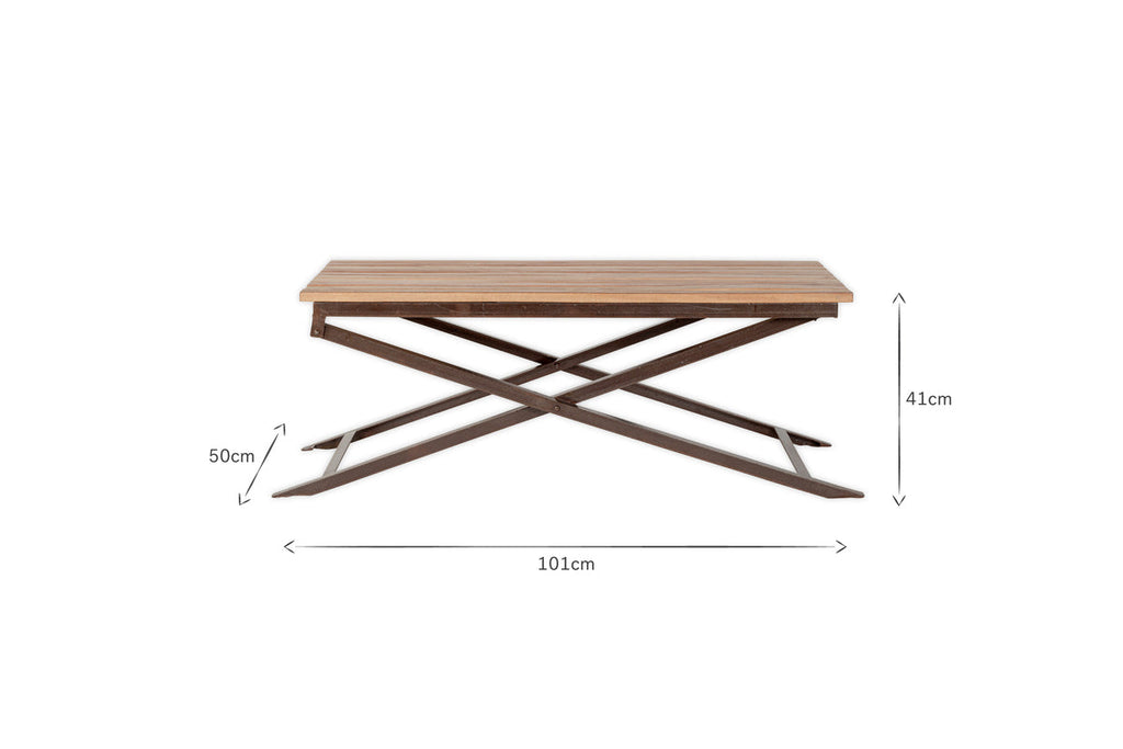 Yatin Outdoor Coffee Table - Natural
