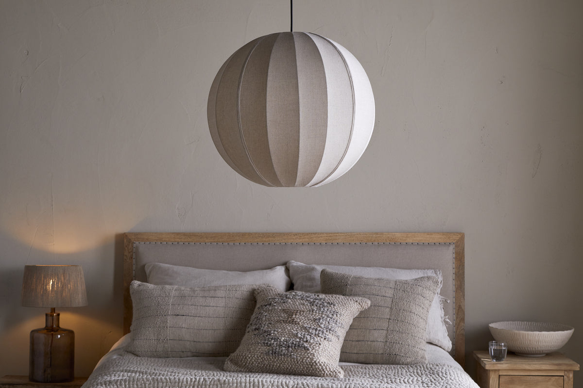 Dharini Linen Lampshade - Natural