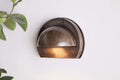 Datu Outdoor Wall Lamp - Antique Brass