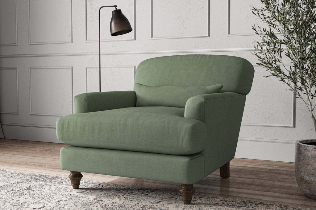 Deni Armchair - Brera Linen Jade