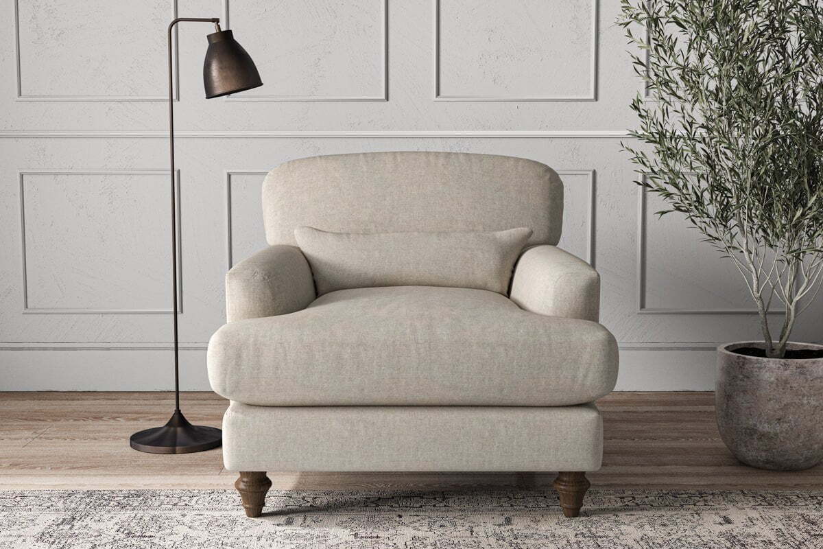 Deni Armchair - Brera Linen Natural