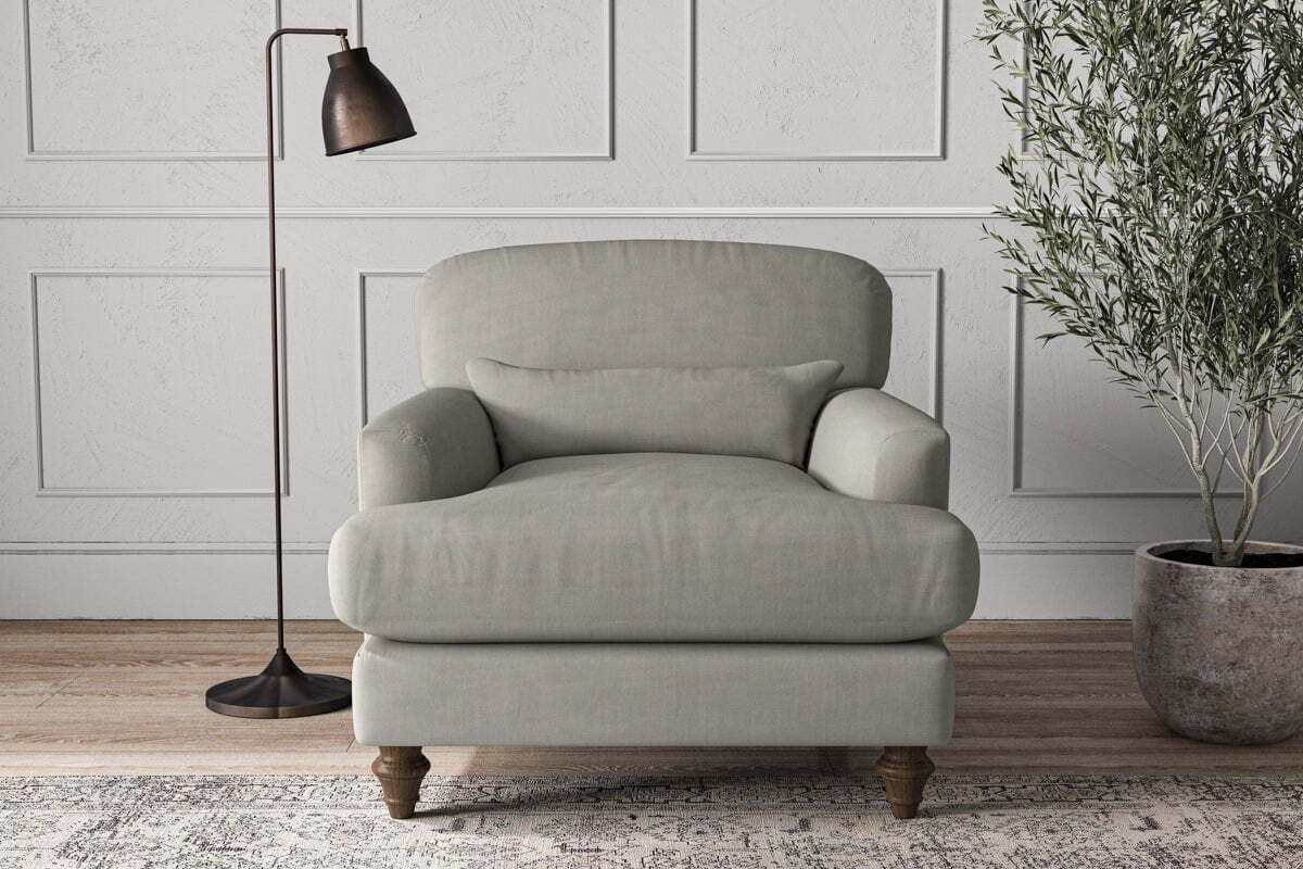 Deni Armchair - Brera Linen Smoke