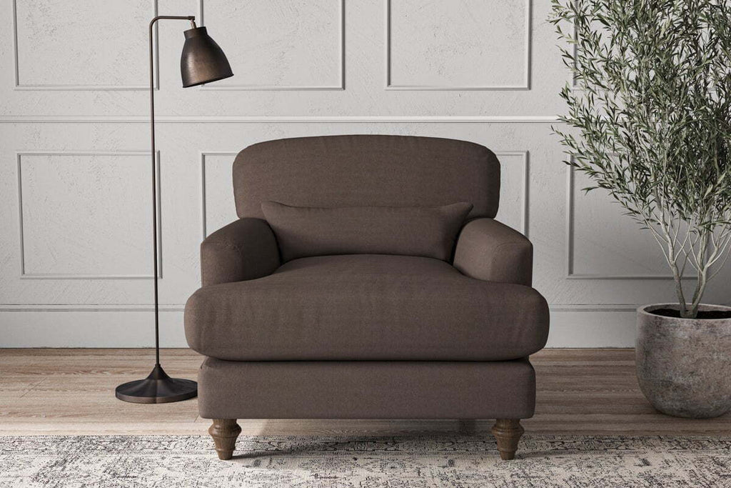 Deni Armchair - Recycled Cotton Mocha