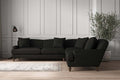 Deni Grand Corner Sofa - Brera Linen Charcoal