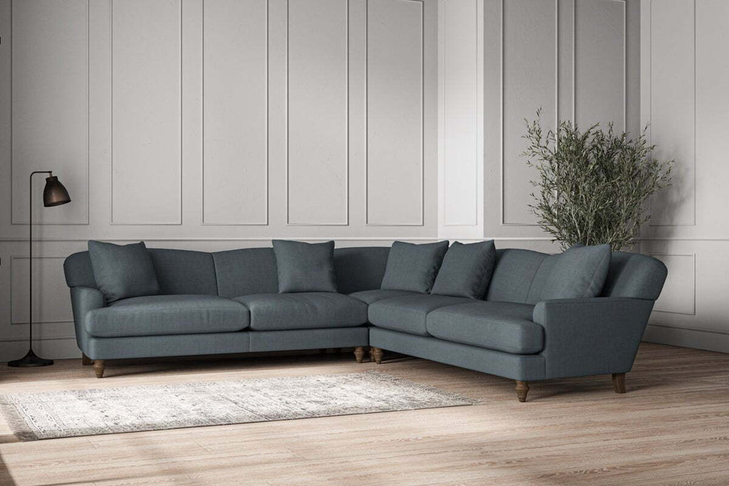 Deni Grand Corner Sofa - Brera Linen Dusk