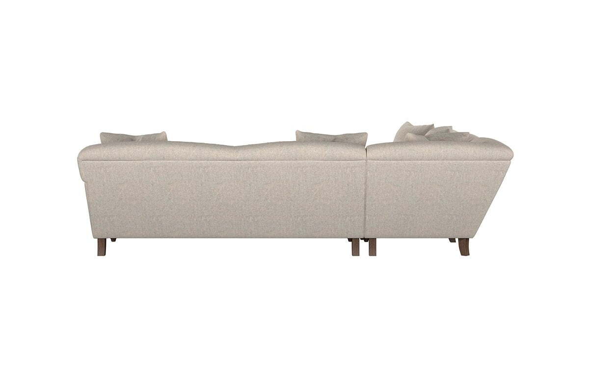 Deni Grand Corner Sofa - Brera Linen Granite