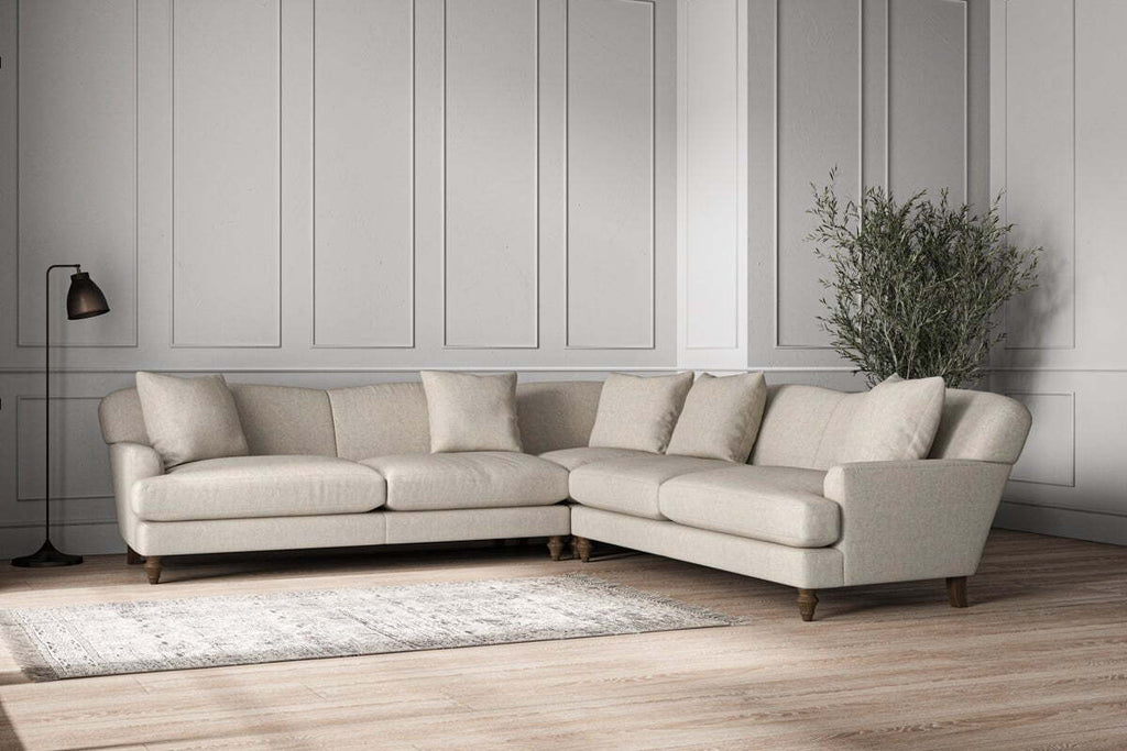 Deni Grand Corner Sofa - Brera Linen Natural