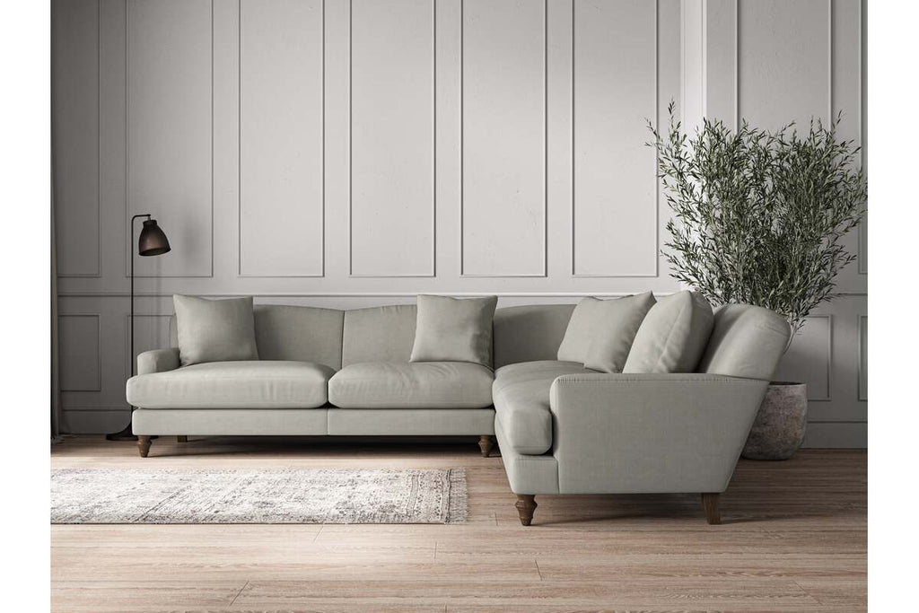 Deni Grand Corner Sofa - Brera Linen Smoke