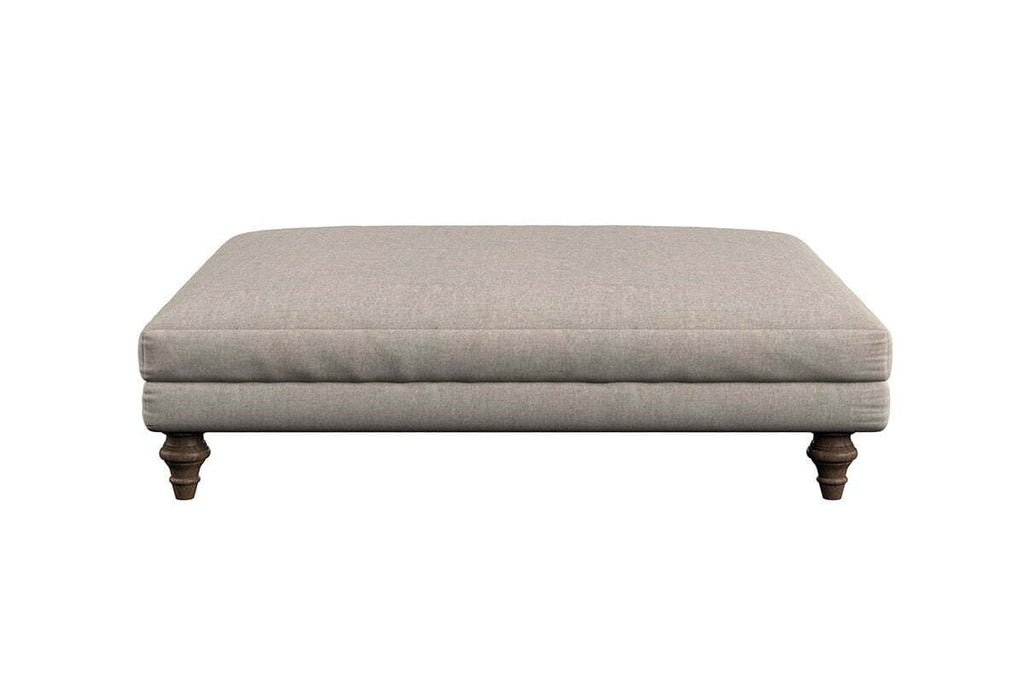 Deni Grand Footstool - Brera Linen Espresso