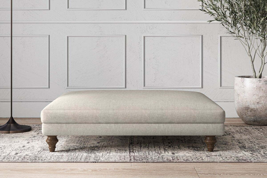 Deni Grand Footstool - Brera Linen Natural