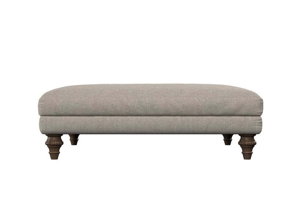 Deni Grand Footstool - Brera Linen Smoke
