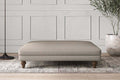 Deni Grand Footstool - Recycled Cotton Flax