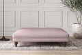 Deni Grand Footstool - Recycled Cotton Lavender
