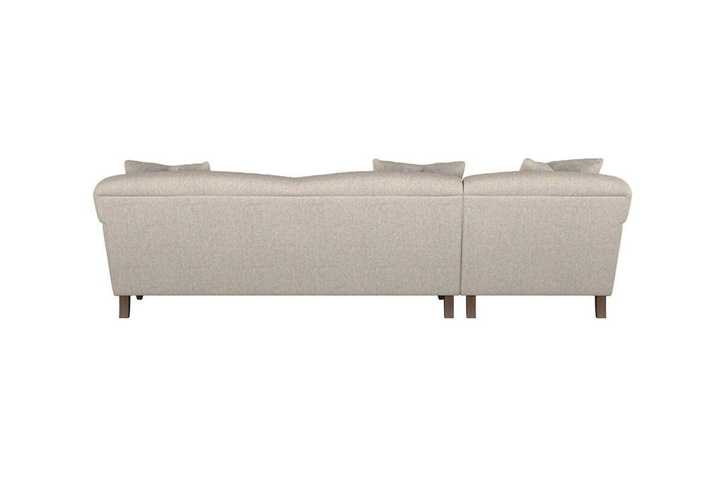 Deni Grand Left Hand Chaise Sofa - Brera Linen Jade