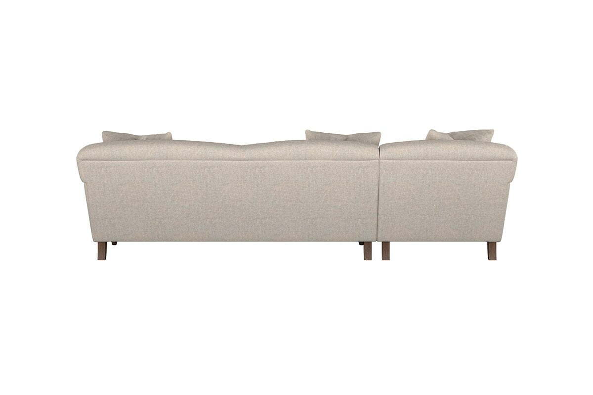 Deni Grand Left Hand Chaise Sofa - Brera Linen Jade