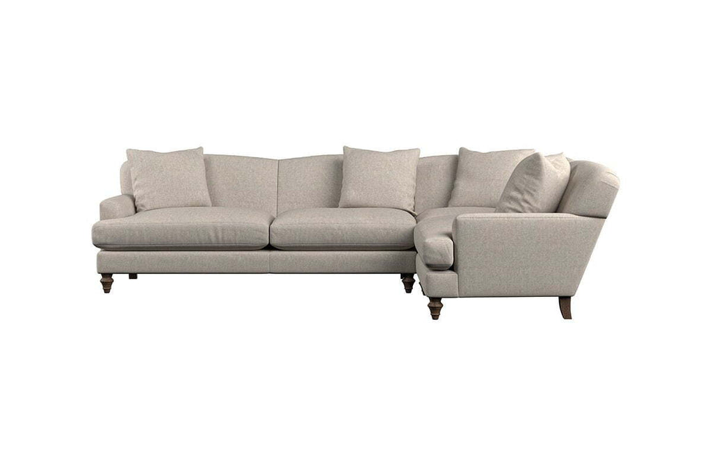 Deni Grand Right Hand Corner Sofa - Brera Linen Chestnut