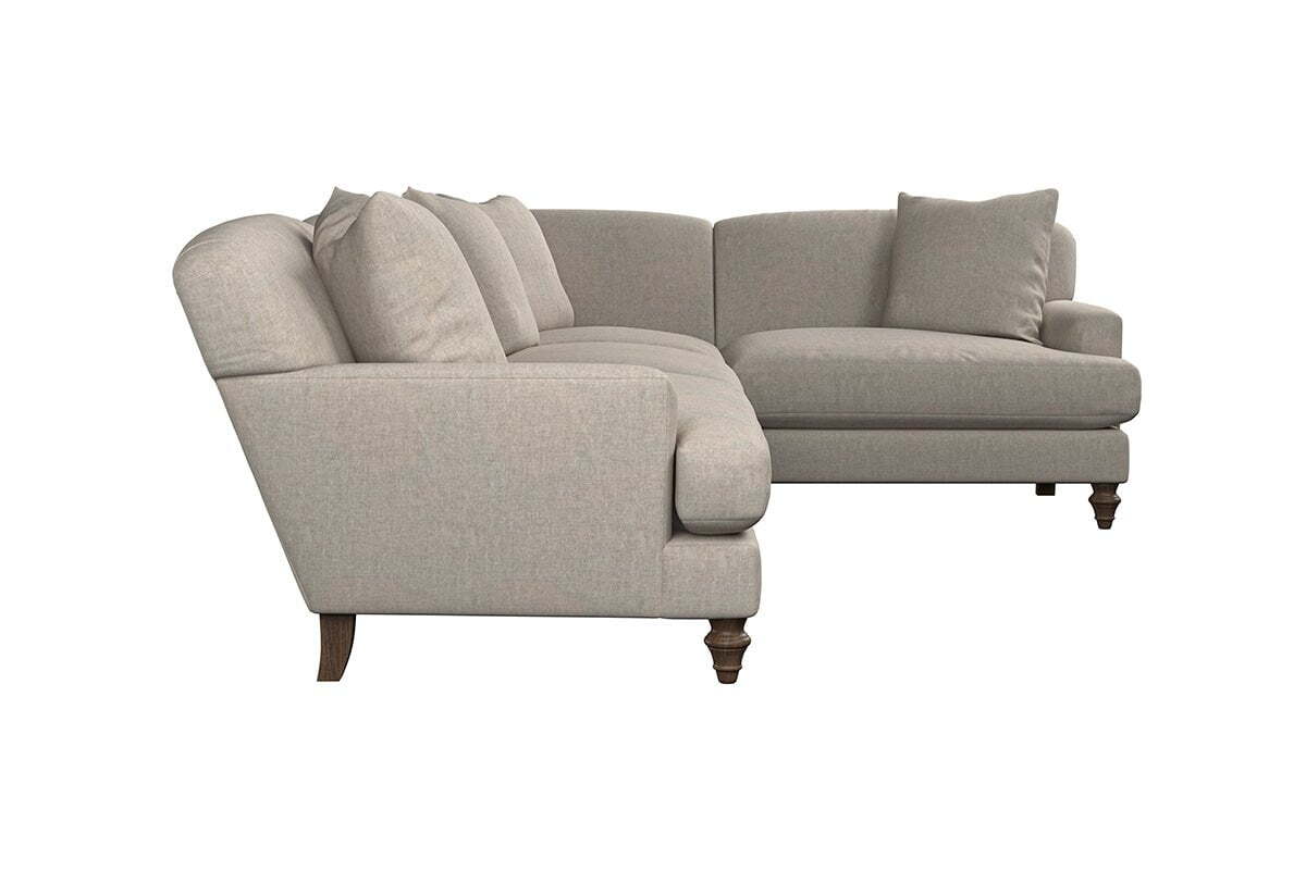 Deni Grand Right Hand Corner Sofa - Brera Linen Jade