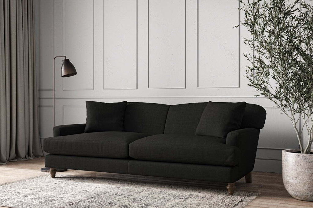 Deni Grand Sofa - Brera Linen Charcoal
