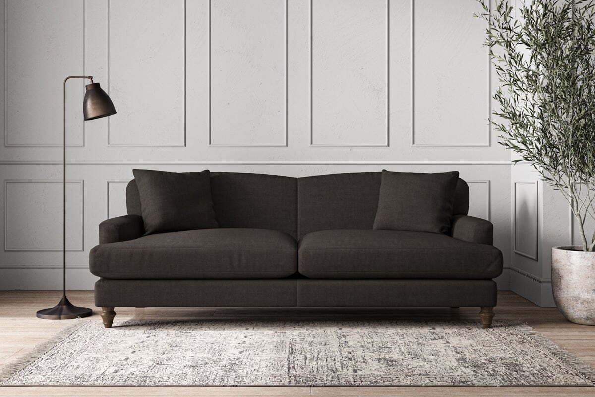 Deni Grand Sofa - Brera Linen Espresso