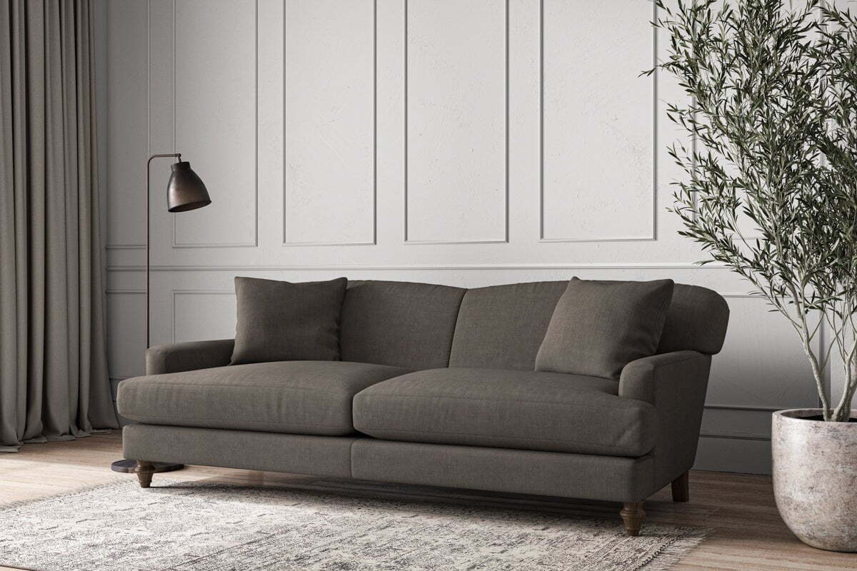 Deni Grand Sofa - Brera Linen Granite