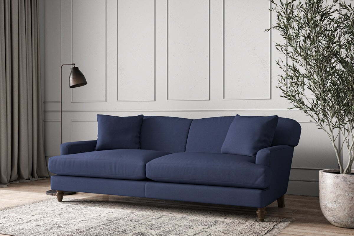 Deni Grand Sofa - Recycled Cotton Navy