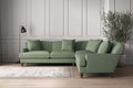 Deni Large Corner Sofa - Brera Linen Jade