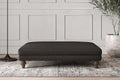 Deni Large Footstool - Brera Linen Espresso