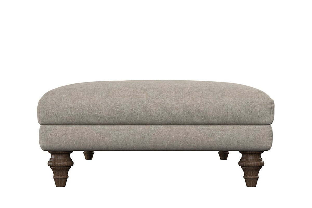 Deni Large Footstool - Brera Linen Jade