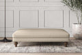 Deni Large Footstool - Recycled Cotton Stone