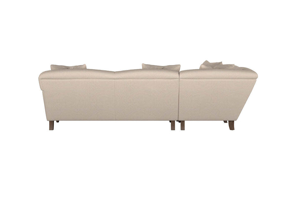 Deni Large Left Hand Corner Sofa - Recycled Cotton Flax