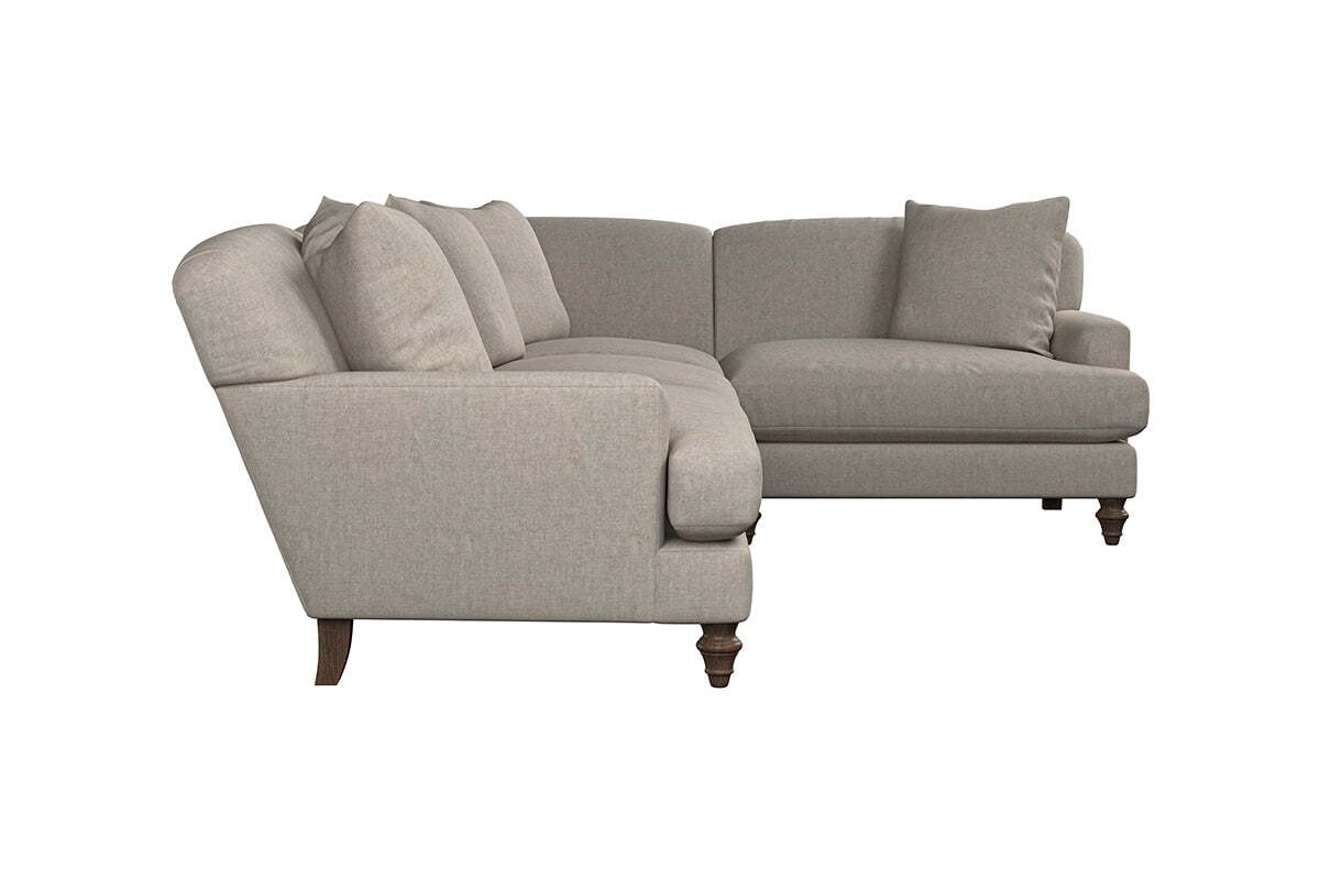 Deni Large Right Hand Corner Sofa - Brera Linen Pebble