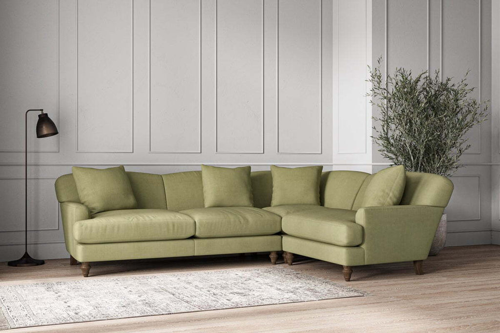 Deni Large Right Hand Corner Sofa - Brera Linen Sage