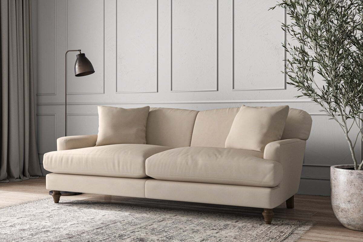 Deni Large Sofa - Recycled Cotton Natural