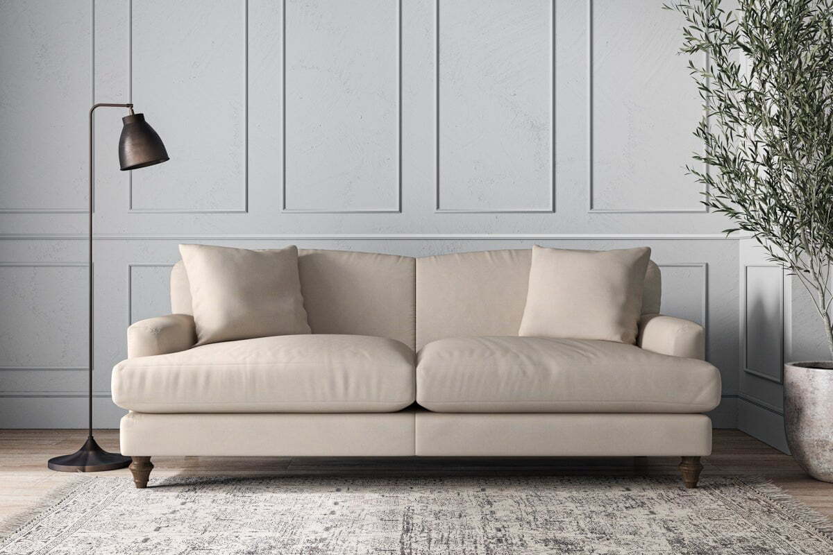 Deni Large Sofa - Recycled Cotton Natural