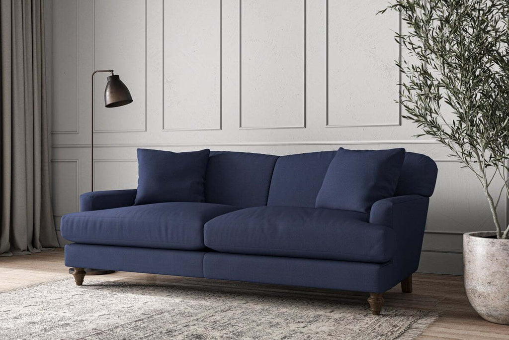 Deni Large Sofa - Recycled Cotton Navy