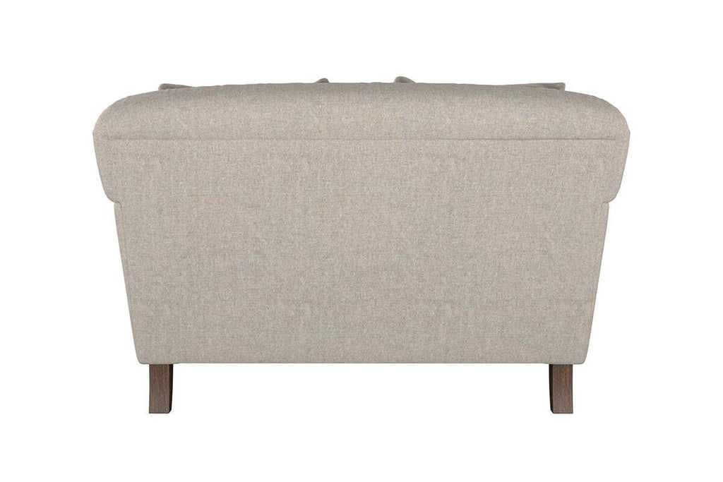 Deni Love Seat - Brera Linen Pebble