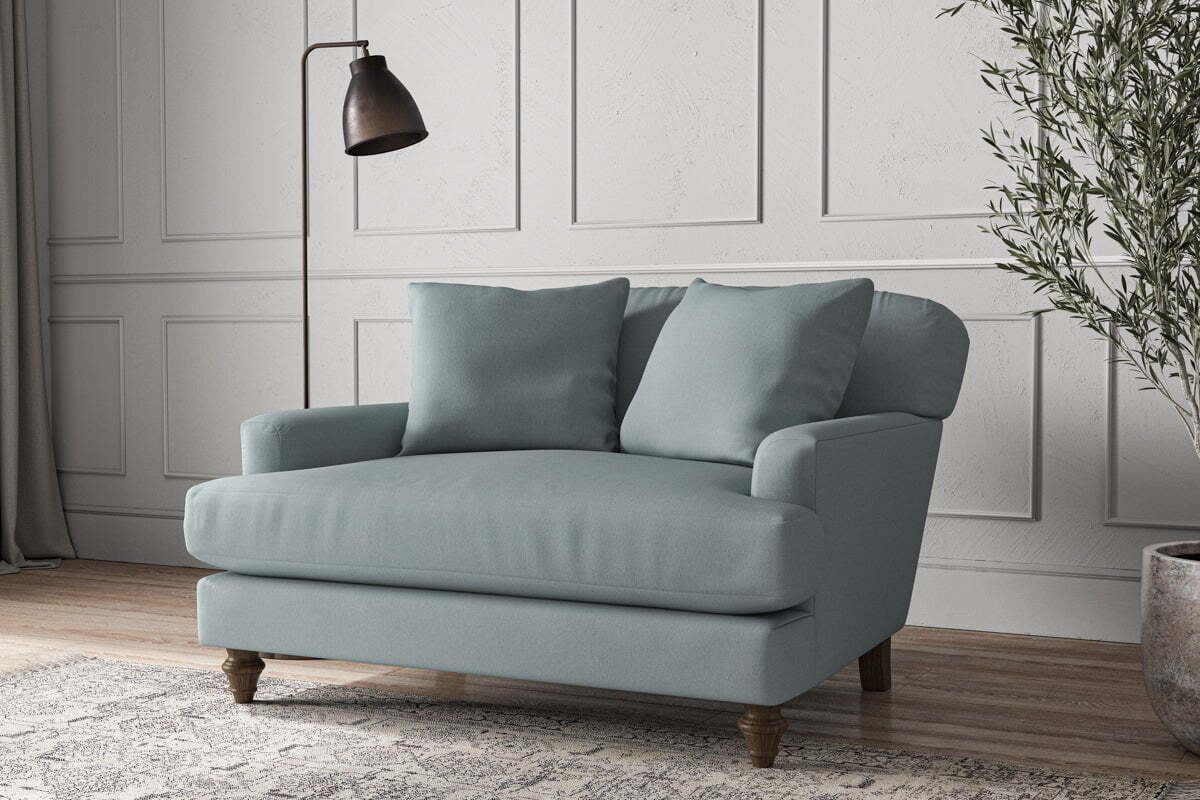 Deni Love Seat - Recycled Cotton Horizon