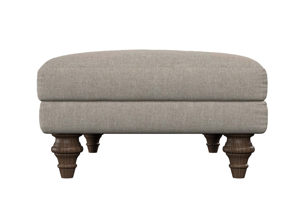 Deni Medium Footstool - Recycled Cotton Fatigue