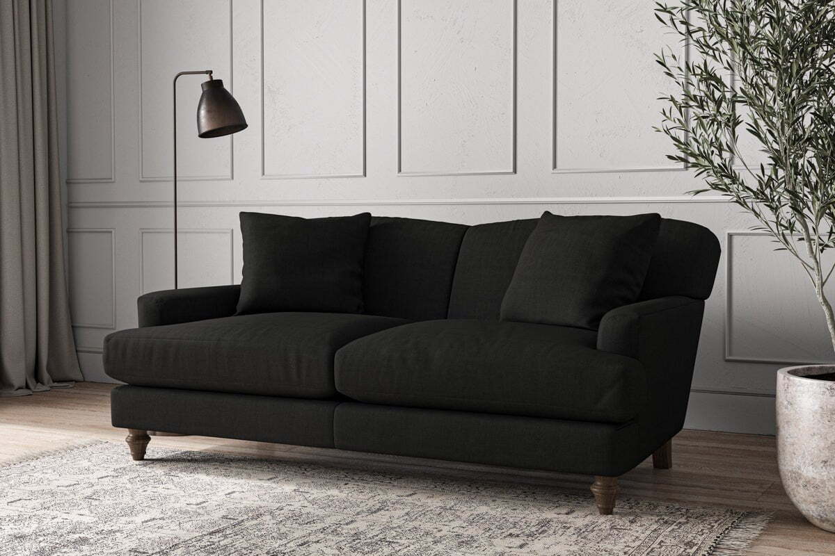 Deni Medium Sofa - Brera Linen Charcoal