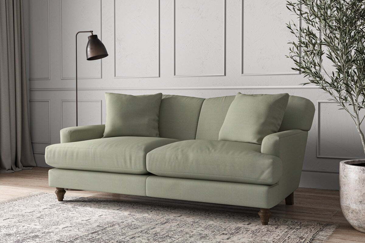 Deni Medium Sofa - Recycled Cotton Seaspray