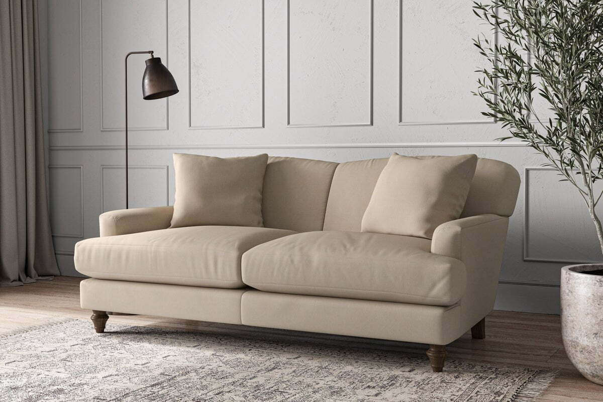 Deni Medium Sofa - Recycled Cotton Stone