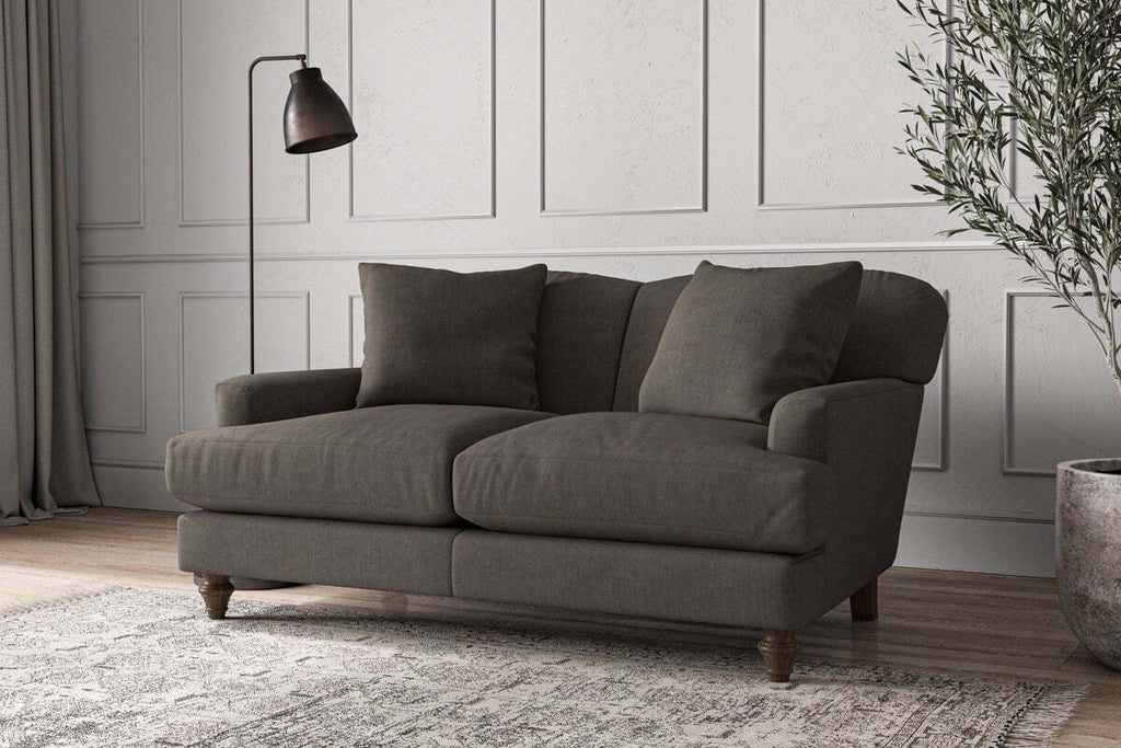 Deni Small Sofa - Brera Linen Granite