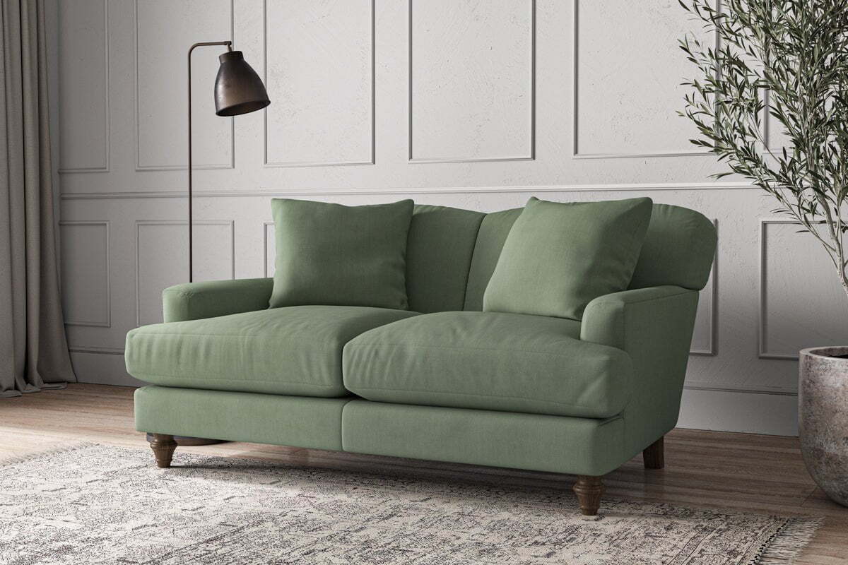 Deni Small Sofa - Brera Linen Jade
