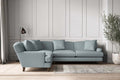 Deni Super Grand Left Hand Corner Sofa - Recycled Cotton Horizon