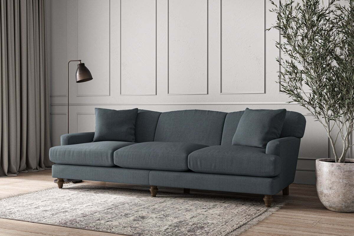 Deni Super Grand Sofa - Brera Linen Dusk
