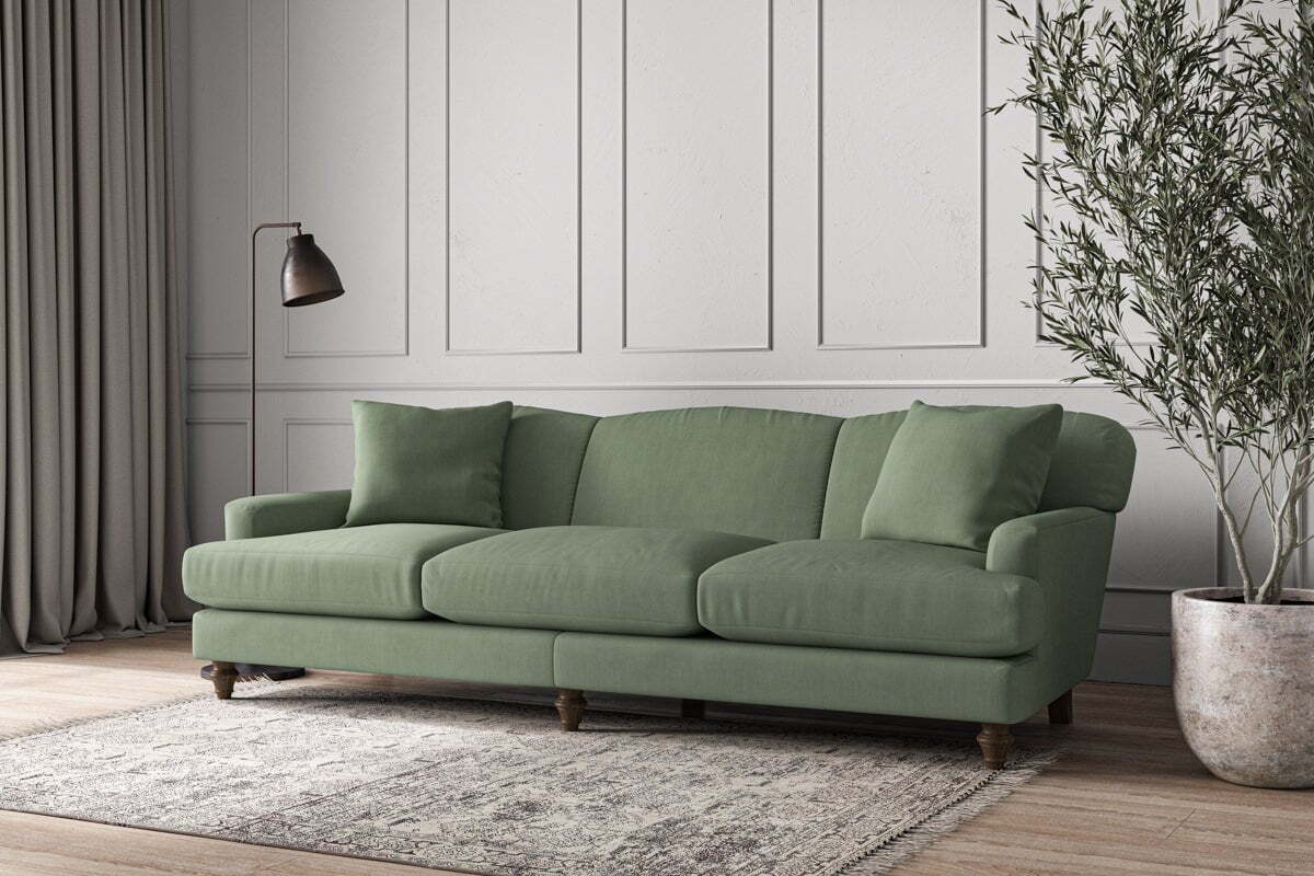 Deni Super Grand Sofa - Brera Linen Jade