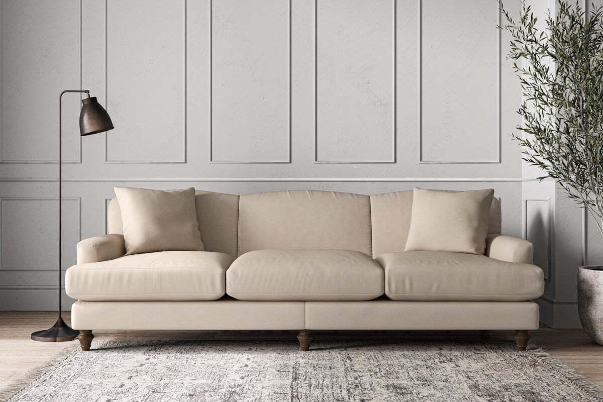 Deni Super Grand Sofa - Recycled Cotton Natural